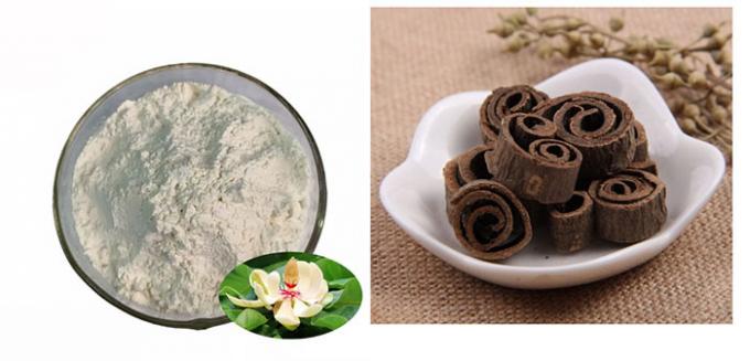 Pó natural do extrato da casca da magnólia de 98% Officinalis para a medicina 0