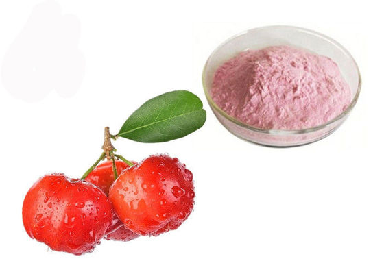 China Pó natural do extrato do fruto da cereja do Acerola da vitamina C 17% 25% fornecedor